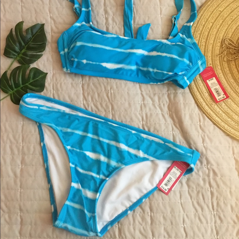 xhilaration - tie dye bikini bottoms